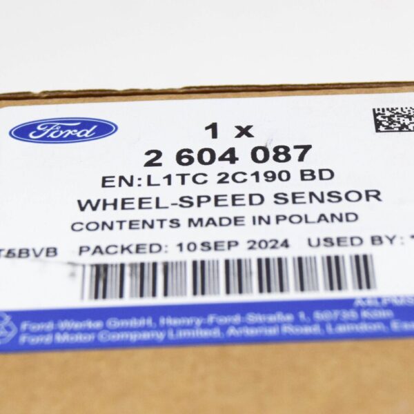 2604087 - FORD PUMA MK2 REAR BRAKE ANTI LOCK SENSOR 2604087 L1TC-2C190-BC NEW GENUINE