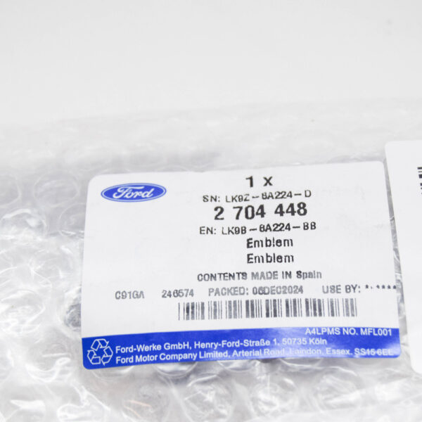 2704448 - Ford Mustang Mach-E Emblem 2704448 NEW