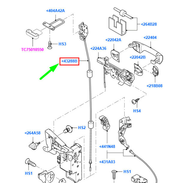 5095987 - NEU FORD TRANSIT VERBINDEN SIE MK1 HECK LINKS LADE TÜRVERRIEGELUNG ASSY 5095987