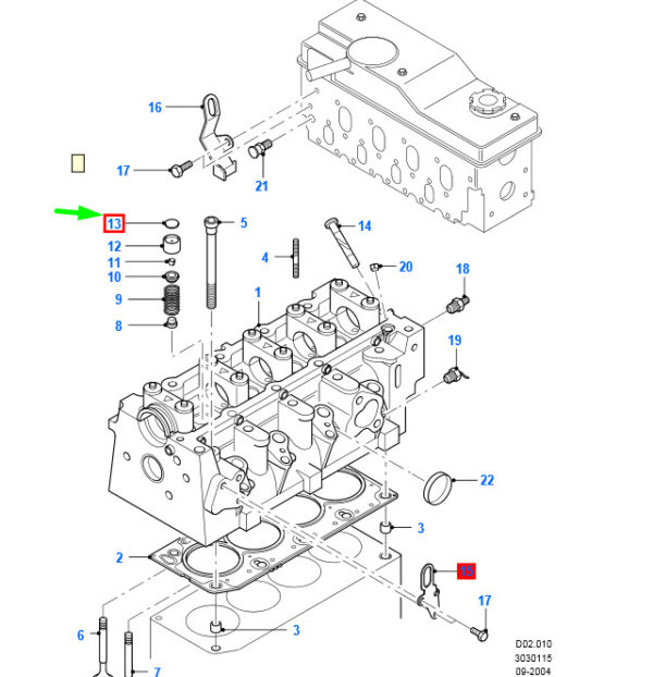 6173601 - NEW FORD TRANSIT CONNECT MK1 VALVE SPRING WASHER 6173601 84FF-6K514-BAA