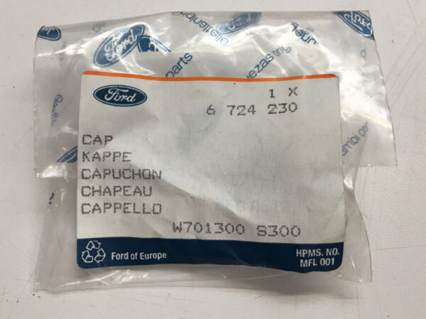 6724230 - FORD RANGER T6 MK1 VORDERE SICHERHEITSGURTSCHNALLE -SCHNALLE -KAPPE ASSY 6724230
