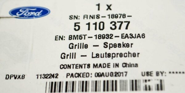 BM5T-18932-EA3JA6 - OEM FORD FOCUS MK3 REAR LEFT DOOR TWEETER BM5T-18932-EA3JA6 GENUINE