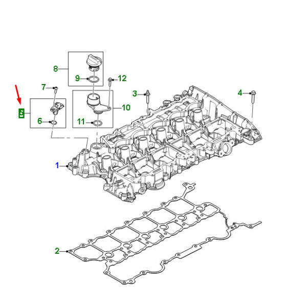 AJ813216 - JAGUAR F-PACE X761 Camshaft Position Sensor AJ813216 NEW GENUINE