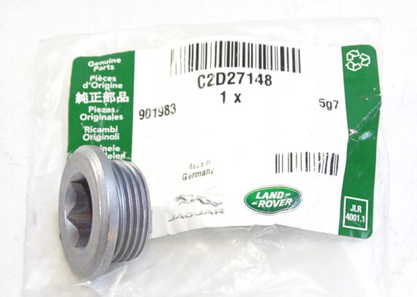 C2D27148 - JAGUAR XF X250 Transfer Transmission Drain Plugs C2D27148 NEW Original