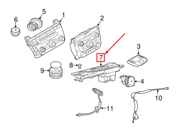 C2D43911 - JAGUAR XJ X351 Front Console Gear Selector Control Module C2D43911 NEW GENUINE