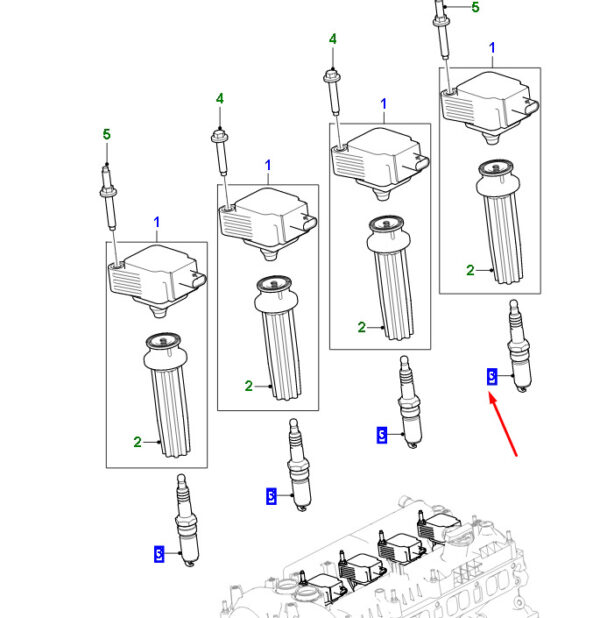 C2D59621 - JAGUAR F-PACE X761 Spark Plug C2D59621 NEW ORIGINAL