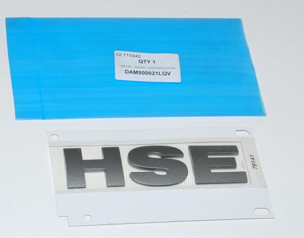 DAM500021LQV - LAND ROVER RANGE ROVER L322 Tailgate HSE Badge DAM500021LQV New Original