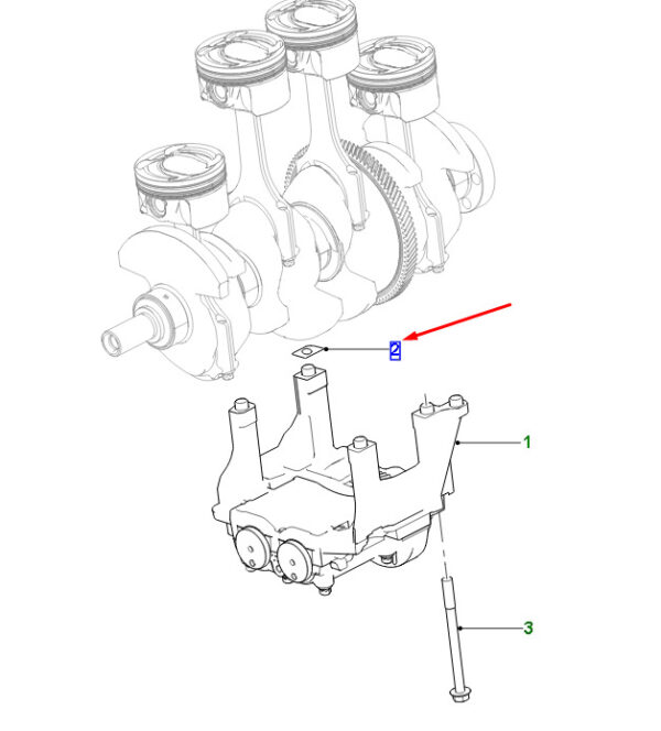 JDE28153 - JAGUAR F-PACE X761 Balancing Shaft Adjuster Disc JDE28153 NEW GENUINE