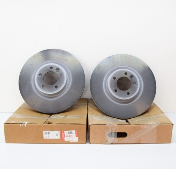 LR016176 - Land Rover Range Rover L405 Front Brake Disc Set 2 Piece LR016176 NEW
