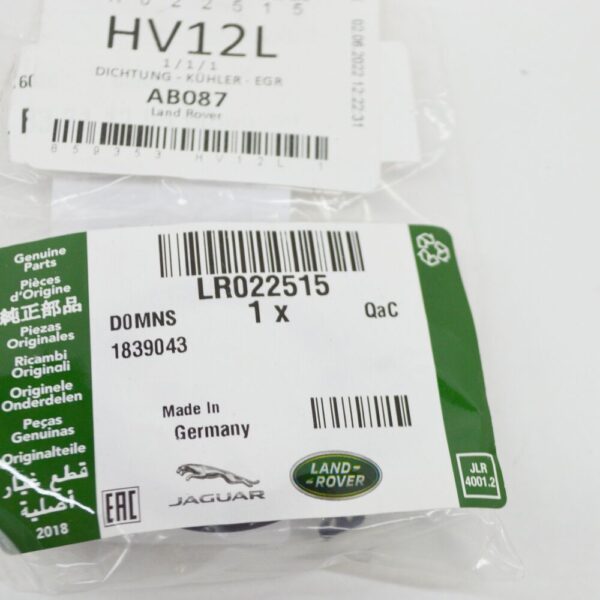 LR022515 - LR DISCOVERY SPORT L550 Exhaust Manifold EGR Cooler Gasket LR022515 NEW GENUINE