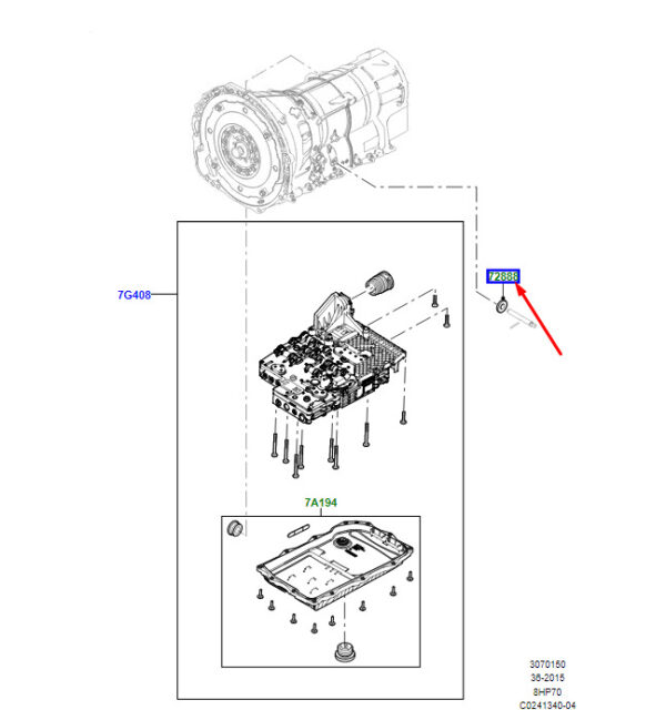LR023293 - Land Rover Range Rover Velar L560 Transmission Gasket LR023293 NEW ORIGINAL