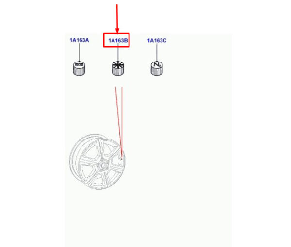 LR027666 - Land Rover Defender Pick-up L316 Valve Shaft Caps Set LR027666, NEW, Original