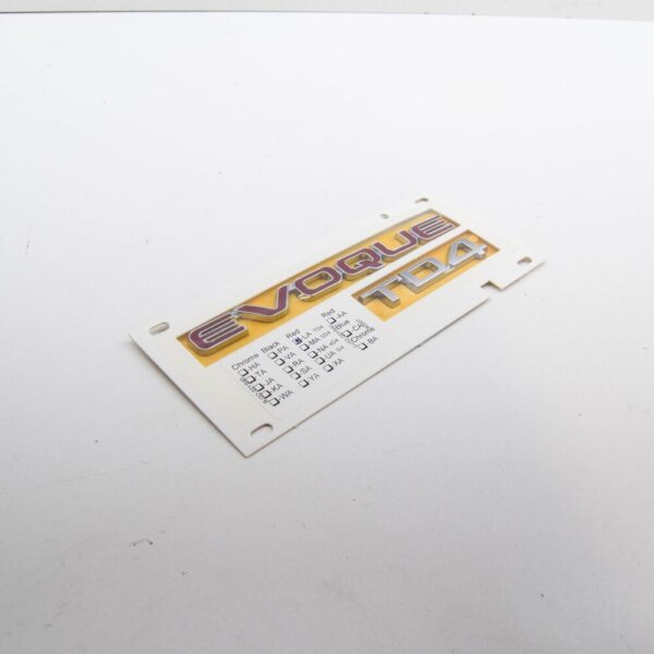 LR032326 - LAND ROVER RANGE ROVER EVOQUE L538 Rear Lid Name Plate LR032326 NEW GENUINE