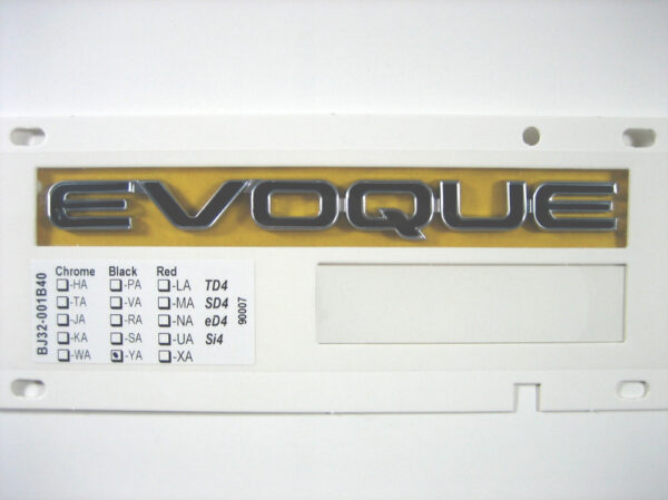 LR035433 - LAND ROVER RANGE ROVER EVOQUE L538 Tailgate Emblem LR035433 NEW Original