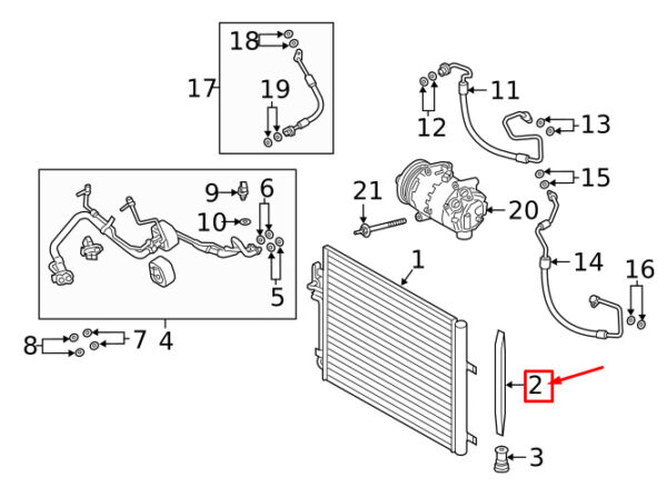 LR083336 - LAND ROVER DISCOVERY SPORT L550 AIR CONDITIONER FILTER LR083336 NEW ORIGINAL