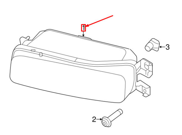 LR111095 - LAND ROVER DISCOVERY L462 Front Right Fog Lights LR111095 NEW GENUINE