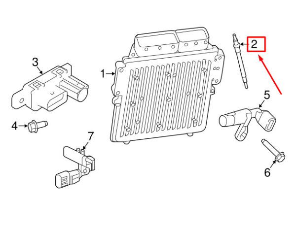 LR116117 - LAND ROVER RANGE ROVER VELAR L560 Glow Plug LR116117 NEW GENUINE