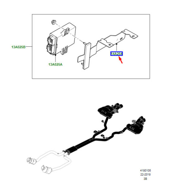 LR116880 - LR RANGE ROVER VELAR L560 Trailer Clutch Module Mount LR116880 NEW ORIGINAL