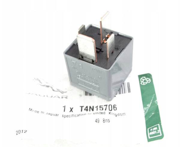 LR126493 - LR Range Rover IV L405 4 Flat Male 70A Power Relay LR126493 NEW ORIGINAL