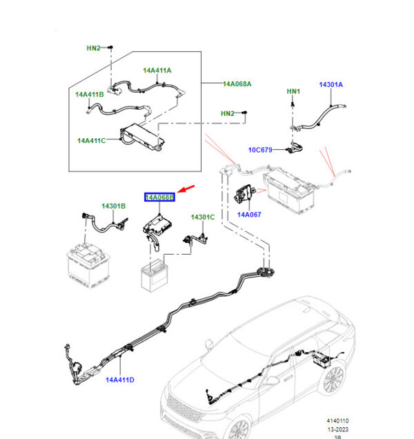 LR137584 - LAND ROVER RANGE ROVER VELAR L560 Fuse Box LR137584 NEW GENUINE