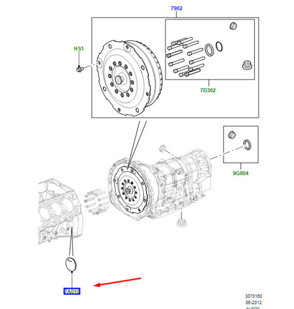 TQC500021 - LR Range Rover Velar L560 Converter Access Male TQC500021 Genuine Part
