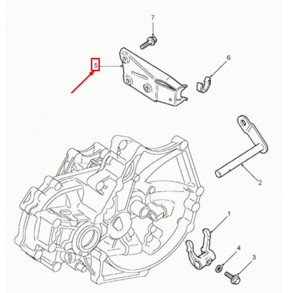 UUU100690 - LAND ROVER FREELANDER L314 clutch release holder UUU100690 NEW ORIGINAL