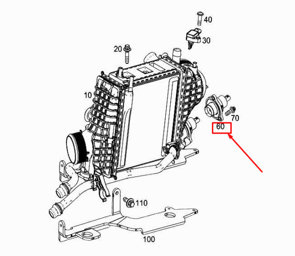 A0001532859 - NEW MERCEDES-BENZ A W177 LEFT AIR FILTER SOLENOID VALVE A0001532859