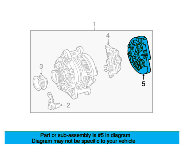 A0001545804 - Mercedes-Benz rear alternator cable cap A0001545804