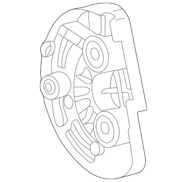 A0001545804 - Mercedes-Benz rear alternator cable cap A0001545804