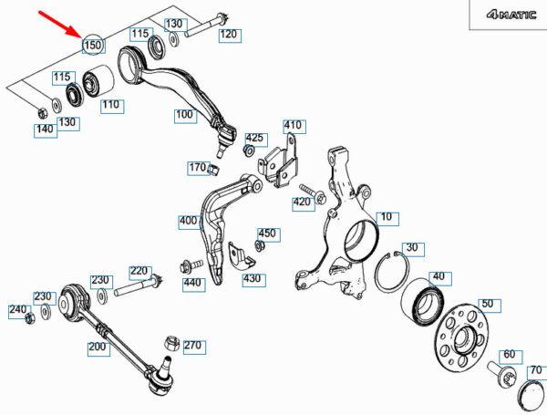 A0003331071 - Mercedes-Benz E-Class W212 Adjusting Screw A0003331071 New Original