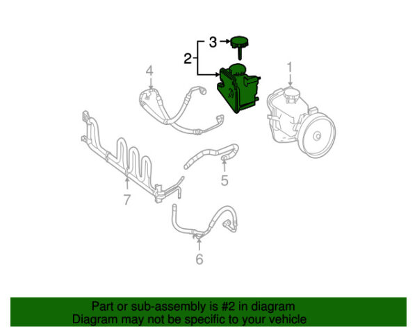 A0004602983 - NEW MERCEDES-BENZ SLK C-CLASS STEERING RESERVOIR A0004602983 GENUINE