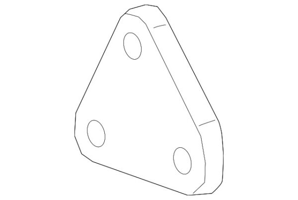 A0004661540 - Mercedes-Benz Front Power Steering Pump Bracket A0004661540