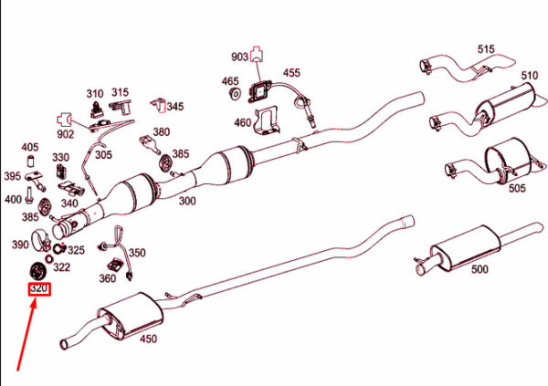 A0004901013 - NEW MB VIRO W447 INJECTION NOZZLE ADDITIVE A0004901013 ORIGINAL