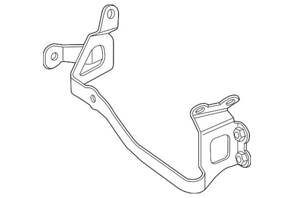 A0005001400 - NEW MERCEDES-BENZ E AMG CLASS AUTOMATIC TRANSMISSION OIL COOLER HOLDER A0005001400