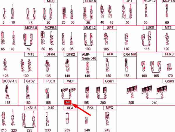 A0005403505 - NEW MERCEDES-BENZ CLA C117 ELECTRIC CABLE 1.5MM² WDF2 A0005403505 GENUINE