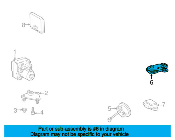 A0005426518 - Mercedes-Benz suspension cast sensor A0005426518