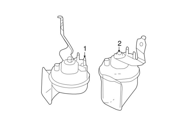 A0005428804 - Mercedes-Benz Horn A0005428804