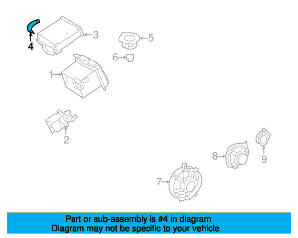 A0005461480 - Mercedes-Benz CD Changer Cartridge A0005461480