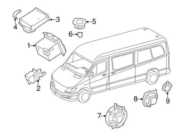 A0005461480 - Mercedes-Benz CD Changer Cartridge A0005461480