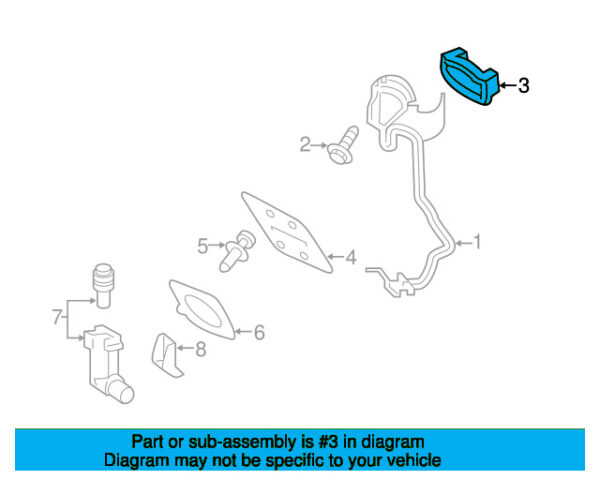 A0005464200 - Mercedes-Benz Rear Drive Motor Battery Charging Connector Cover A0005464200