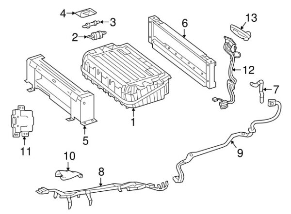 A0005467303 - NEW MB GLE CLASS DRIVE MOTOR BATTERY PACK CHARGING CONNECTOR A0005767303 ORIGINAL