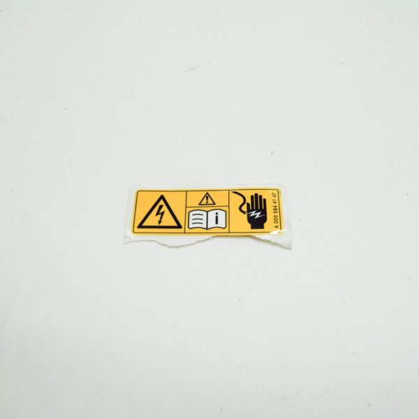 A0005844147 - NEW MERCEDES-BENZ CLA C117 HIGH VOLTAGE HAZARD WARNING LABEL A0005844147