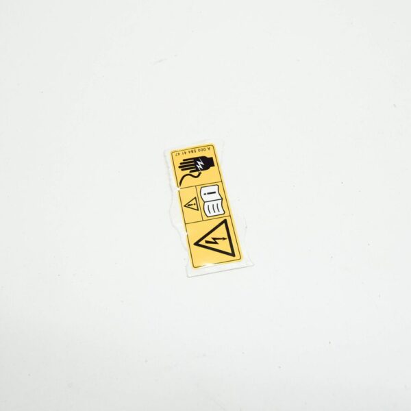 A0005844147 - NEW MERCEDES-BENZ CLA C117 HIGH VOLTAGE HAZARD WARNING LABEL A0005844147