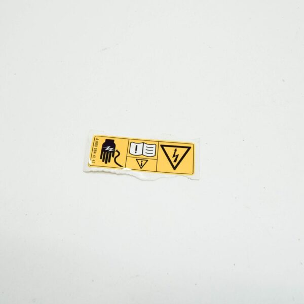 A0005844147 - NEW MERCEDES-BENZ CLA C117 HIGH VOLTAGE HAZARD WARNING LABEL A0005844147