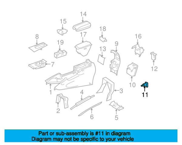 A0008205951 - Mercedes-Benz 12-Volt Accessory Outlet A0008205951