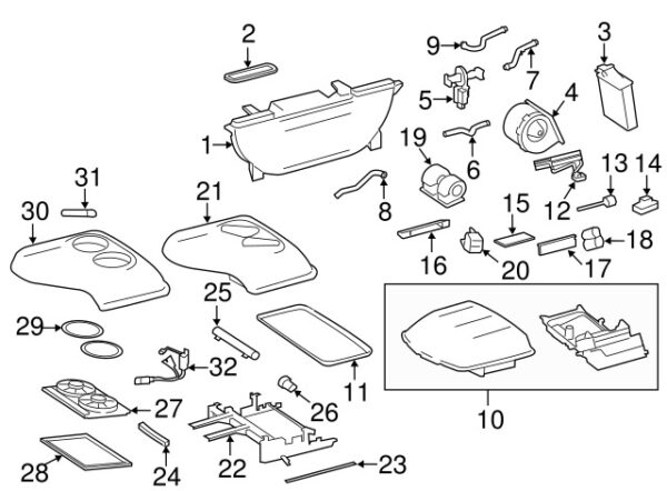 A0008311300 - NEW MERCEDES-BENZ SPRINTER CLASS REAR INSTRUMENT PANEL AIR CHANNEL A0008311300