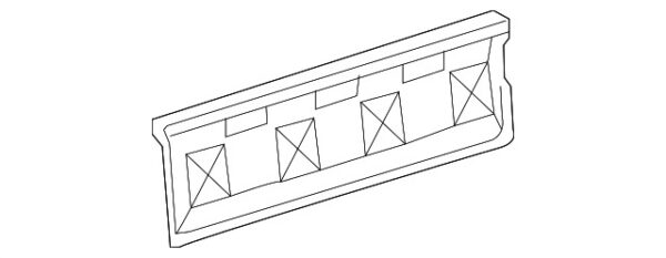 A0008351042 - NEW MERCEDES-BENZ SPRINTER CLASS REAR HVAC MODE DOOR A0008351042 GENUINE