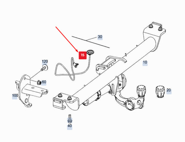 A0009053410 - NEW MERCEDES-BENZ GLC X253 TURNING ANGLE SENSOR A0009053410
