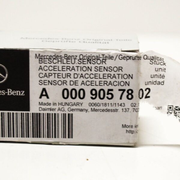 A0009057802 - NEW MERCEDES-BENZ C W205 FRONT LEFT ACCELERATION SENSOR A0009057802 ORIGINAL