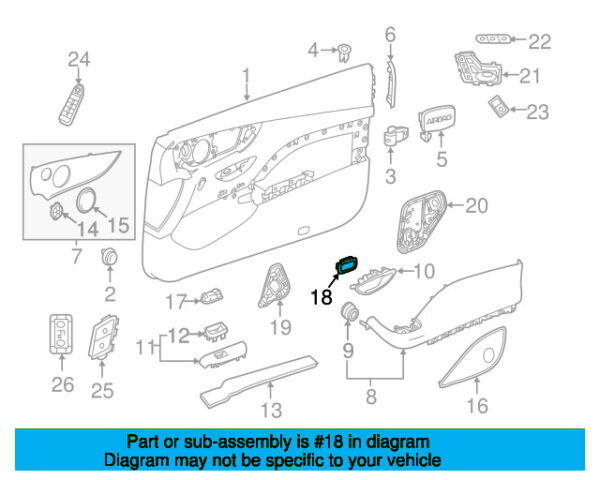 A00090698049051 - Mercedes-Benz Courtesy Light A00090698049051